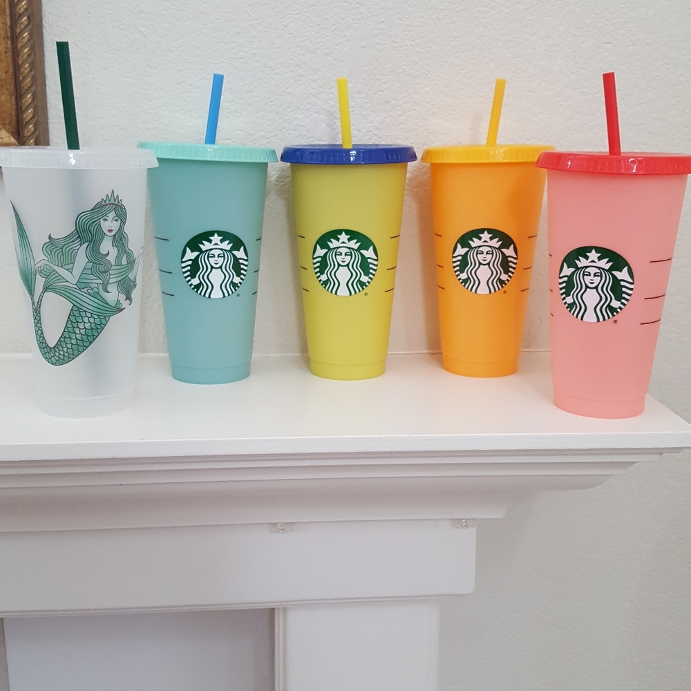 Starbucks color changing cold cups